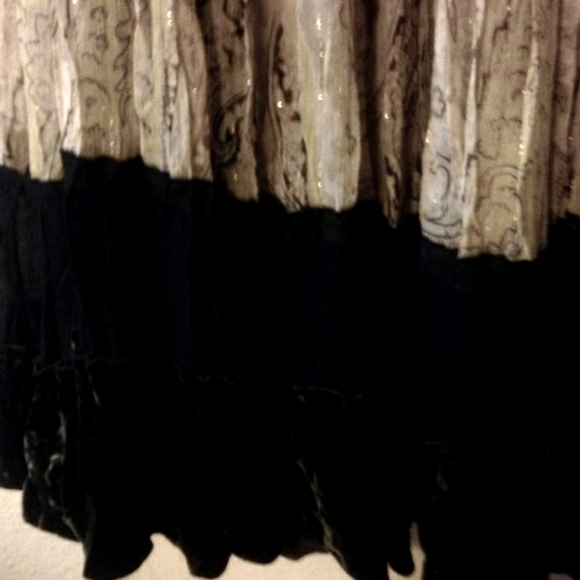 NWT BCBG long chiffon  maxi skirt - Picture 5 of 9